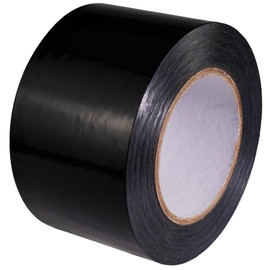 Autrends Vapor Barrier Tape, 3" Polyethylene Tape Black Seal Tape for Crawl Space, Underlayment, Marine Use, Repair,Construction Sheathing Seal Film, 180 Foot Roll