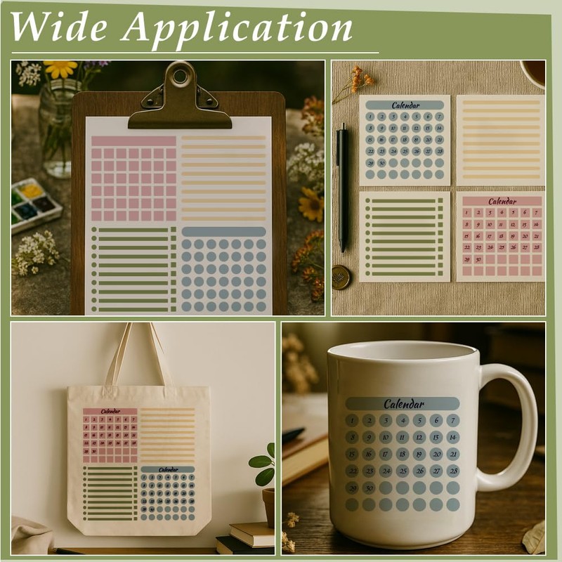 UNICRAFTALE Metal Stencil for Craft Diary Stencils Stainless Steel Reusable