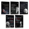 Set of 5 Metal Signs Albert Einstein Sayings Retro Sign