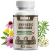 Lymphatic Drainage Capsules 11-in-1 Herbal Detox Supplement Echinacea Dandelion Burdock