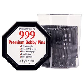 999 Premium Bobby Hair Pins, 2-Inch Size, Black
