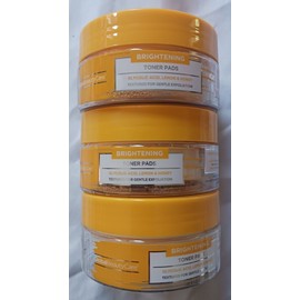 Global beauty care Brightening toner pads Lot of  3 c/u 30 pads total 90 pads