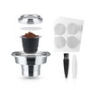 Reusable Coffee Pods Adapter Stainless Steel Converter Holder for espresso