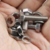 YEEZET 1000pcs M4 M5 M6 Bolts and Nuts Washers Assortment