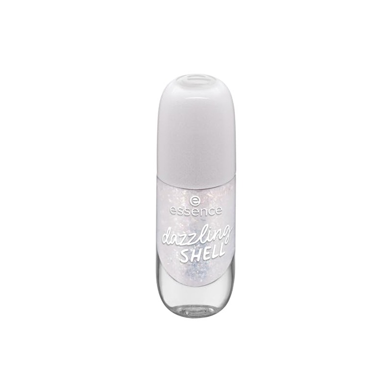 essence gel nail colour 18 dazzling shell, long-lasting nail polish,