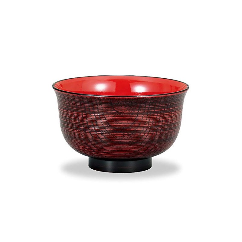 Mitani M17051-1 Yamanaka Lacquerware Soup Bowl, Brown, 4.3 inches (11