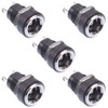 2.1mm x 5.5mm Round Panel Chasis Mount Female Socket DC