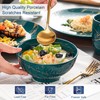 LOVECASA Porcelain Dinnerware Sets for 4, 16 PCS Plates and