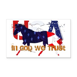 CafePress in God We Trust Rectangle Car Bumper Magnet