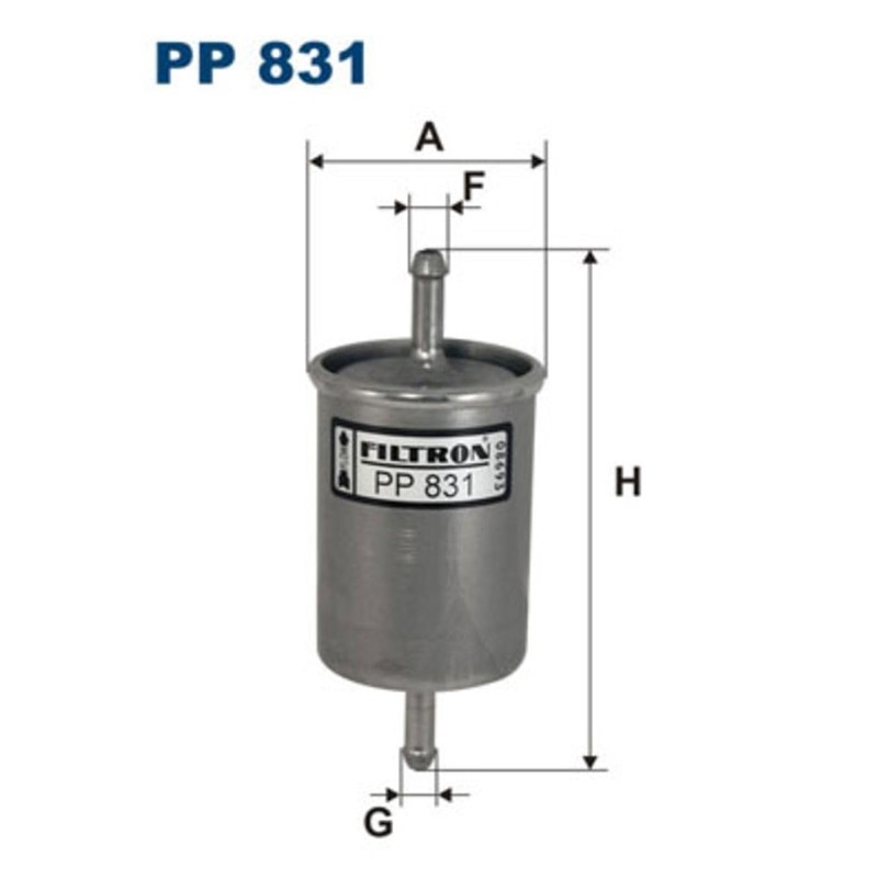 Filtron PP831 Fuel filter
