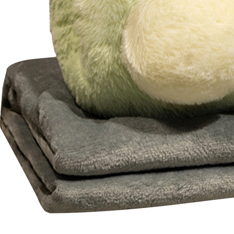 Stuffed Animals Travel Blanket Pillow Set Soft Plush Hugging Pillow