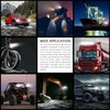 WINBANG 7 Inch Round LED Light Bar, 2PCS 201W Driving