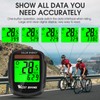 Bicycle Computer with Solar Energy, Bicycle Speedometer and Odometer Wireless