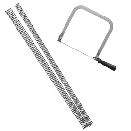 Metal Cutting Scroll Saw Blades, 12 Pcs Pinless Spiral Teeth, 5 Inch for Wood, Plastic & Metal (#8)