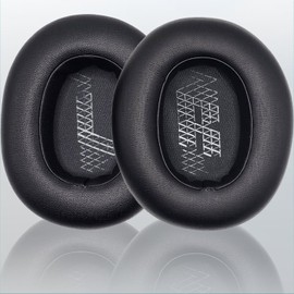 Replacement Ear Pads for JBL E65 (E65BT E65BTNC)/Live 650 (650NC 650BTNC)/Live 660 (660NC 660BTNC)/Duet NC Over-Ear Headphones, Headphones Ear Cushions, Ear Cups Cover Repair Parts.