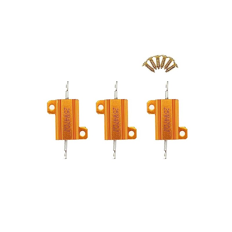 Pack of 3 25W 47 Ohm High Performance Wire Wound