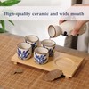 Skyley Japanese Sake Set with Tray Traditional Saki Cups Set