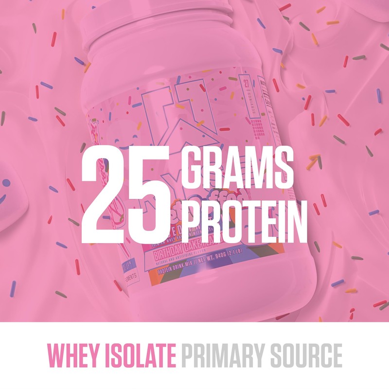 RYSE Loaded Protein Powder - Jet-Puffed Birthday Cake - 25g