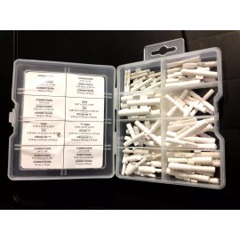 Jurassic Classic Auto Parts Fits Ram 65x Plastic Vacuum Hose Windshield Wiper Washer Fluid Connectors NOS