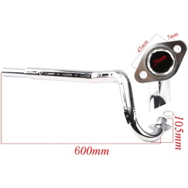 Hestish 28mm Muffler Exhaust Pipe for CRF50F Apollo 70cc 110cc 125cc SDG SSR Dirt Pit Bike