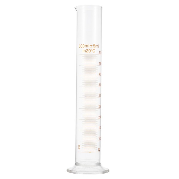 FELTECHELECTR Graduated Glass Cylinder Accurate Laboratory Measuring Tool for Experiments