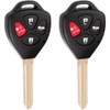 OCPTY Replacement 2Pcs Key Fob Shells Case for Toyota 4Runner