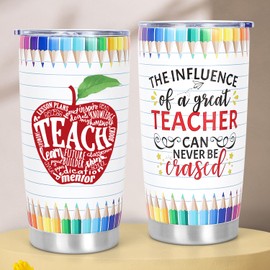 Teacher Appreciation Gifts - Teacher Gifts for Women Men with 20 OZ Wine Tumbler - Teacher Christmas Gifts - Funny Teacher Gift Ideas - Birthday Gifts - Teacher Appreciation Week - Valentine's Day