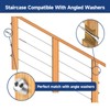 RiaYer 20-Pair Dome Head Invisible Cable Railing Kit, Invisible Receiver