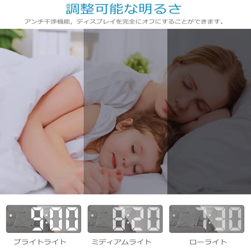 Digital LED Clock, Alarm Clock, Table Clock, Temperature Display, Calendar