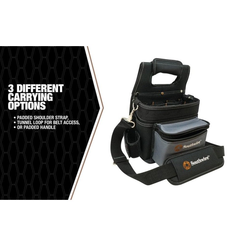 Southwire BAGESP Electrician's Shoulder Pouch Tool Carrier