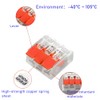4 Port Electrical Lever Nuts | for AWG 24-12 Copper