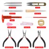 ALMOCN 19pcs Jewelry Making Tools Kit with Zipper Storage Case