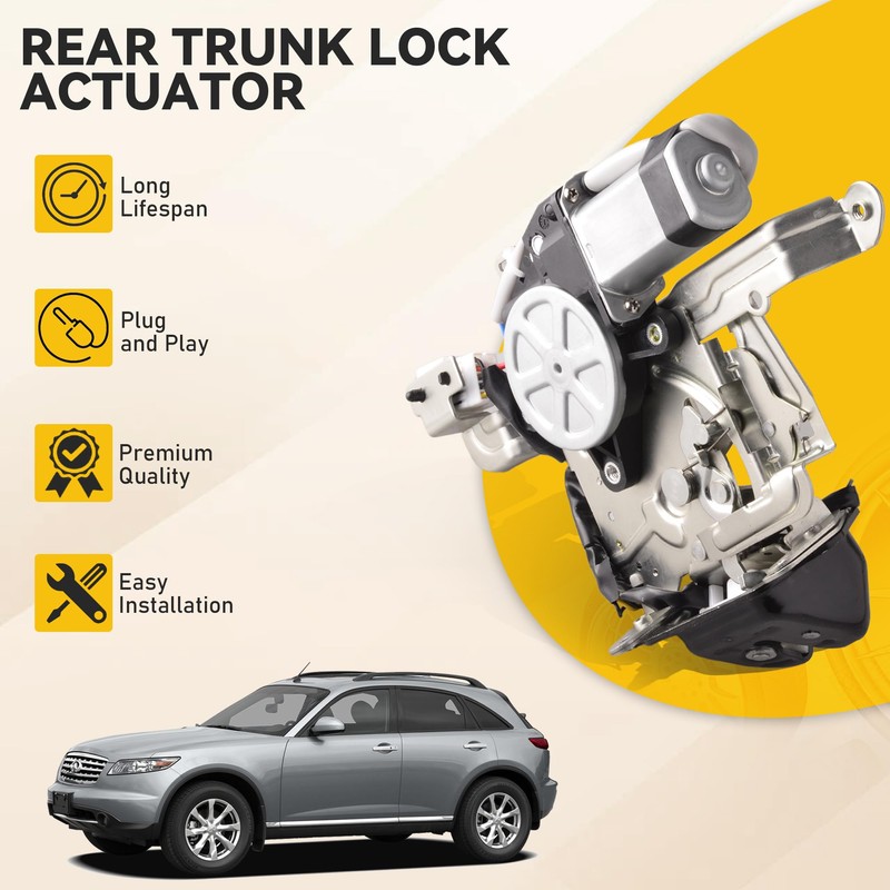 Predep Rear Trunk Latch Tailgate Door Lock Actuator Compatible for