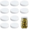 AOZITA 10 Pack REGULAR Mouth Mason Jar Lids for Ball,