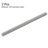 sourcing map Fully Threaded Rod M16 x 250 mm 304