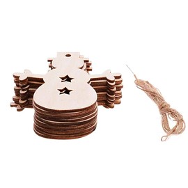 Inception Pro Infinite Christmas Tree Decorations - Decorations - Wooden Snowman Decorable - Colorful - Christmas - Home - Furniture - Party - Interior - 20 Units - Original Gift Idea