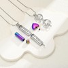 VCCWYQK Cylinder Cremation Jewellery Tree of Life Urn Ash Necklace