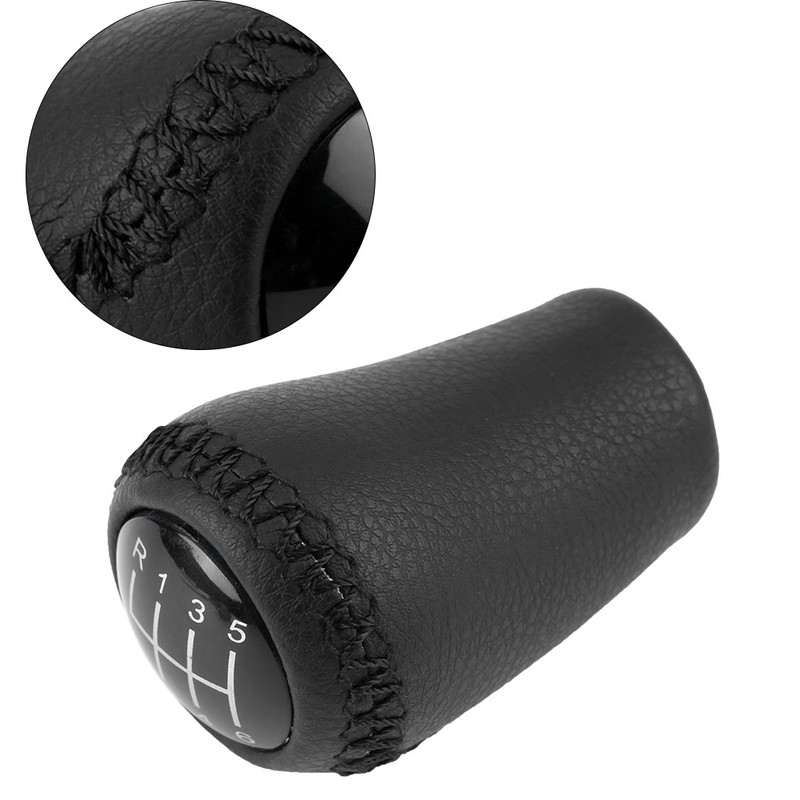 Leather Gear Stick Shift Knob Cover for Mazda 3 BK