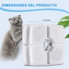 10 Pcs Filtros para Fuentes para Gatos Cuadrada de 84