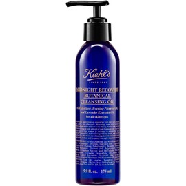 Kiehl's Midnight Recovery Cleanser, Aceite Limpiador Desmaquillante, Calma y Reconforta la Piel, Con Aceites Esenciales de Lavanda y Onagra, Con Escualano, 175 ml