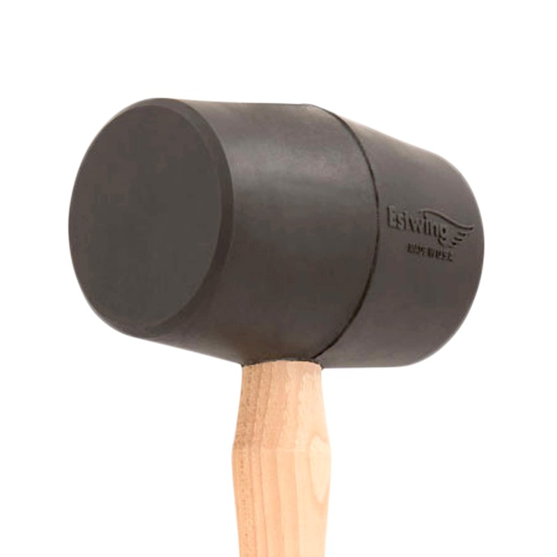 ESTWING Deadhead Rubber Mallet - 12 oz Soft-Face Hammer with