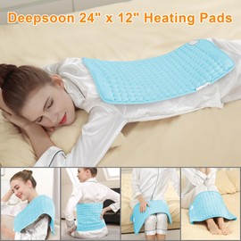 Heating Pad,Electric Heating Pads for Back,Hot Heated Pad for Abdomen,Shoulder,Knee,Multiple Temp and Auto Shut Off