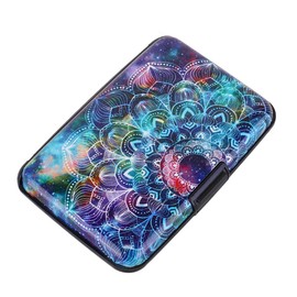 ELFISH ELFISH Mini RFID Aluminum Wallet Credit Cards Holder Business Card Case Metal ID Case for Men Women (Acolorful)