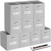 artsdi 11x11 storage cube bins (Set of 10) Foldable Fabric