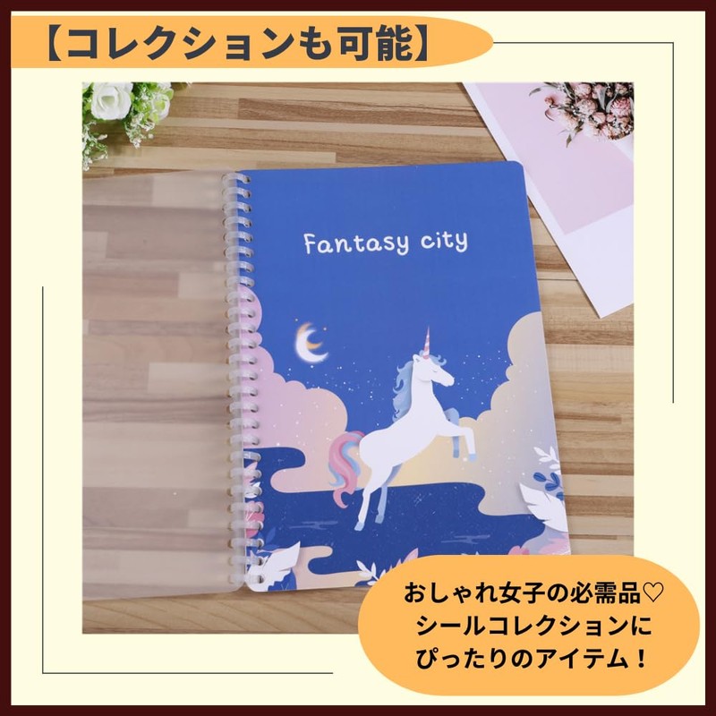 ideamall Removable Notebook Sticker Notebook Release Paper Seal Binder Sticker