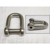 Stainless Steel D Shackle with Allen Screw Head 6MM (Dee
