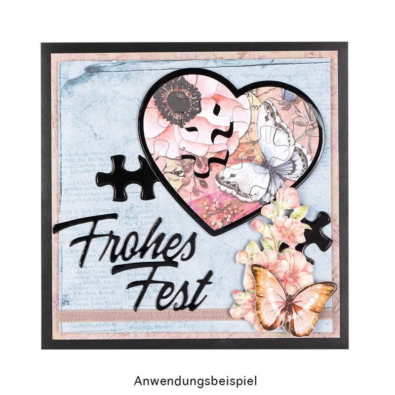 Ideen mit Herz Heart & Puzzle Heart Cutting Dies Set