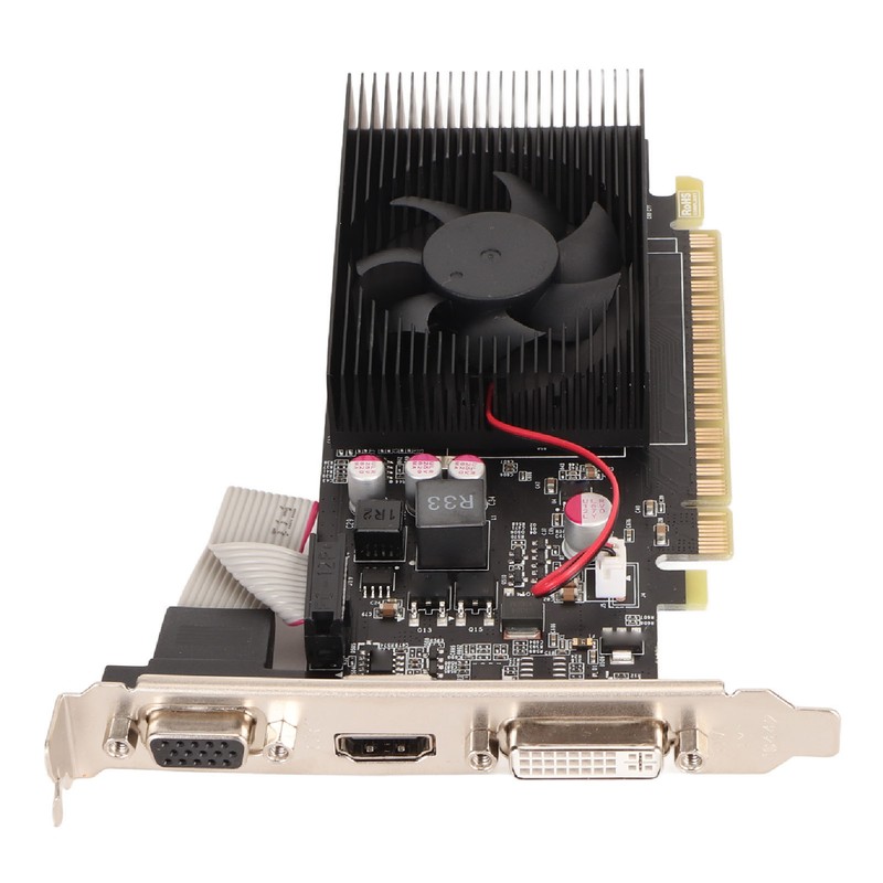 Desktop Graphics Card 4GB GDDR3 128bit 650/5000MHz Quiet Cooling Fan
