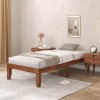 COSTWAY 14" Twin Size Modern Wooden Platform Bed Frame Bedroom