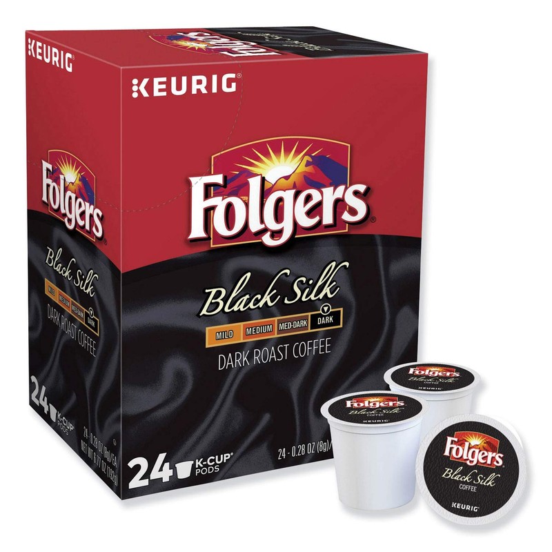 Folgers Black Silk K-Cup for Keurig Brewers, 96 Count
